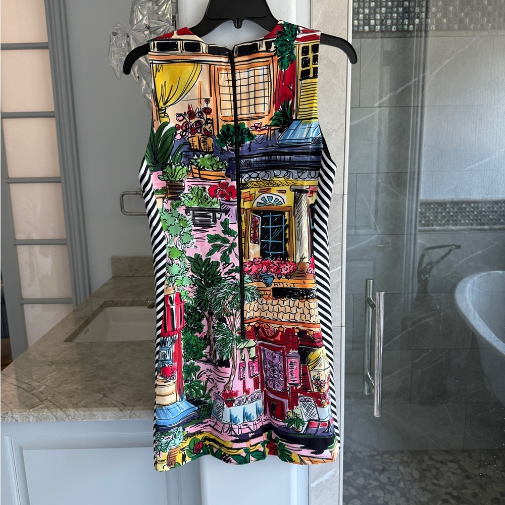 Alice + Olivia Coley Printed Sleeveless Mini Dress - Picture 11 of 12
